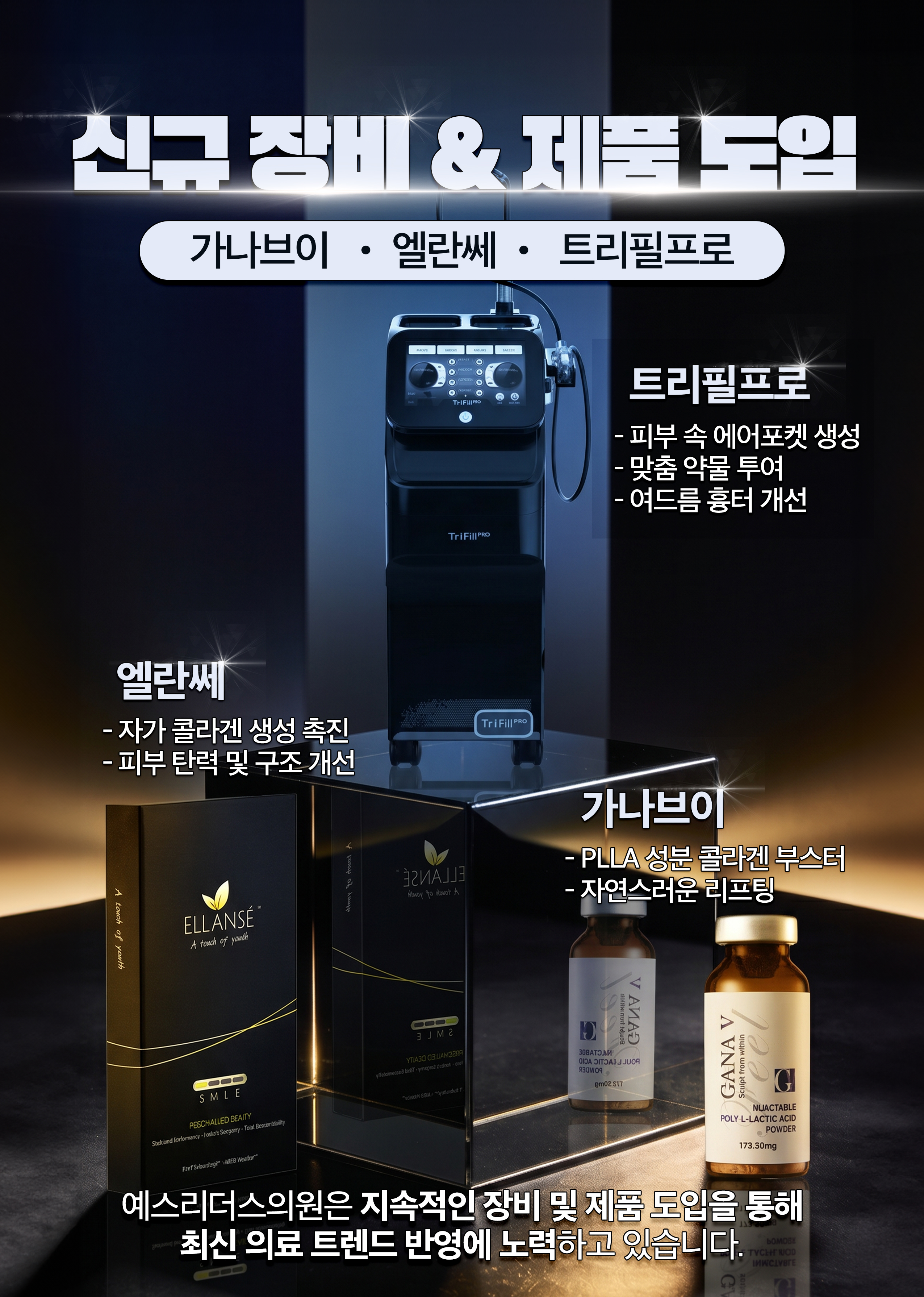 신규도입(엘란쎄, 트리필프로, 가나브이)